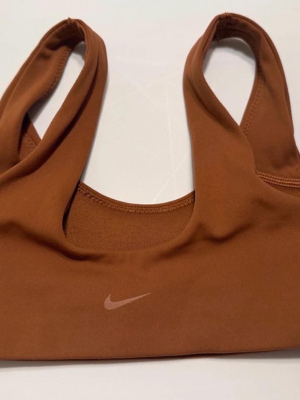 Nike Kids Brown Scoop Sports Bra - Picture 2 of 3
